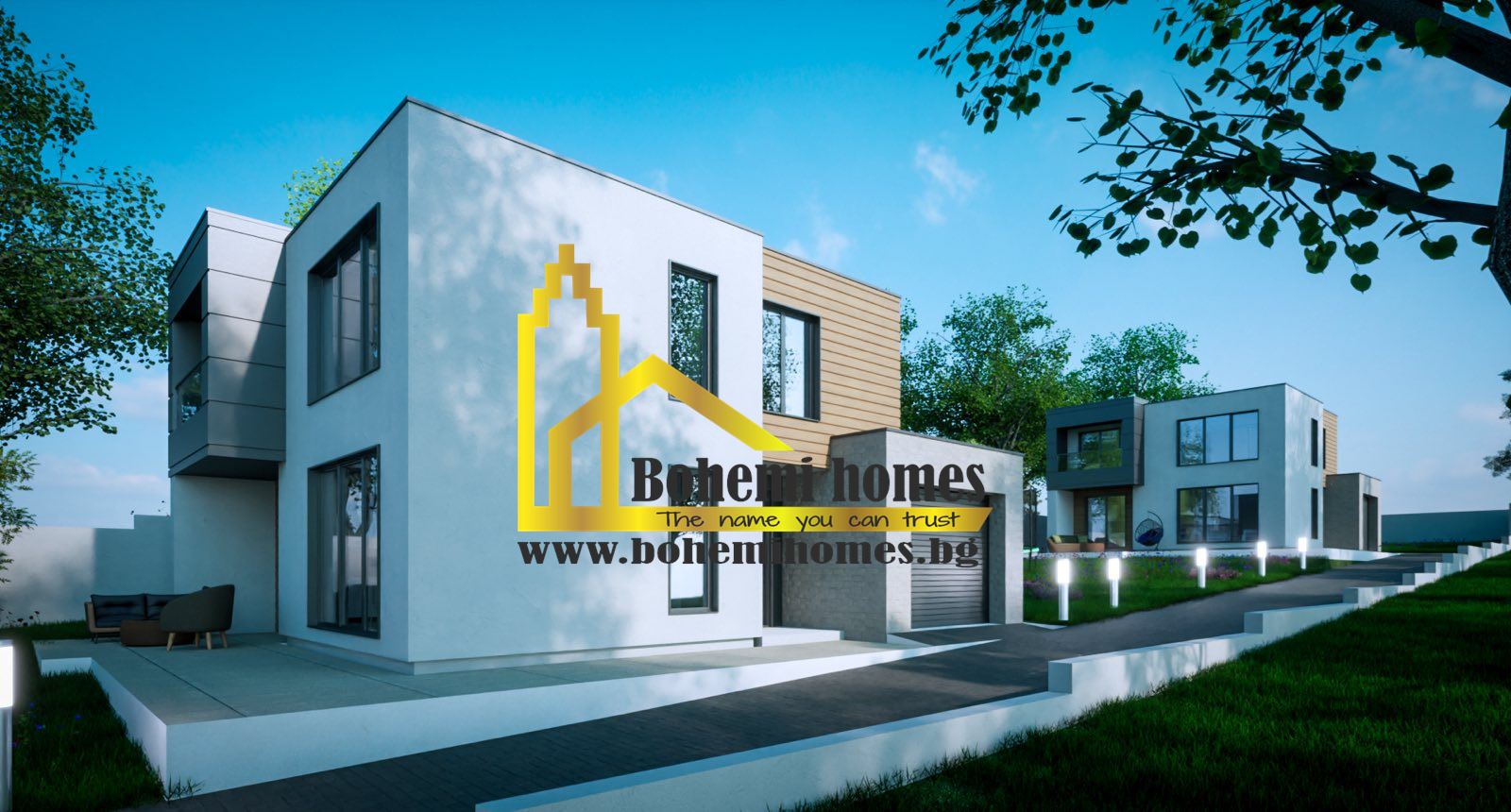 Продажба на нова самостоятелна семейна къща с двор в село Марково | Пловдив - 0
