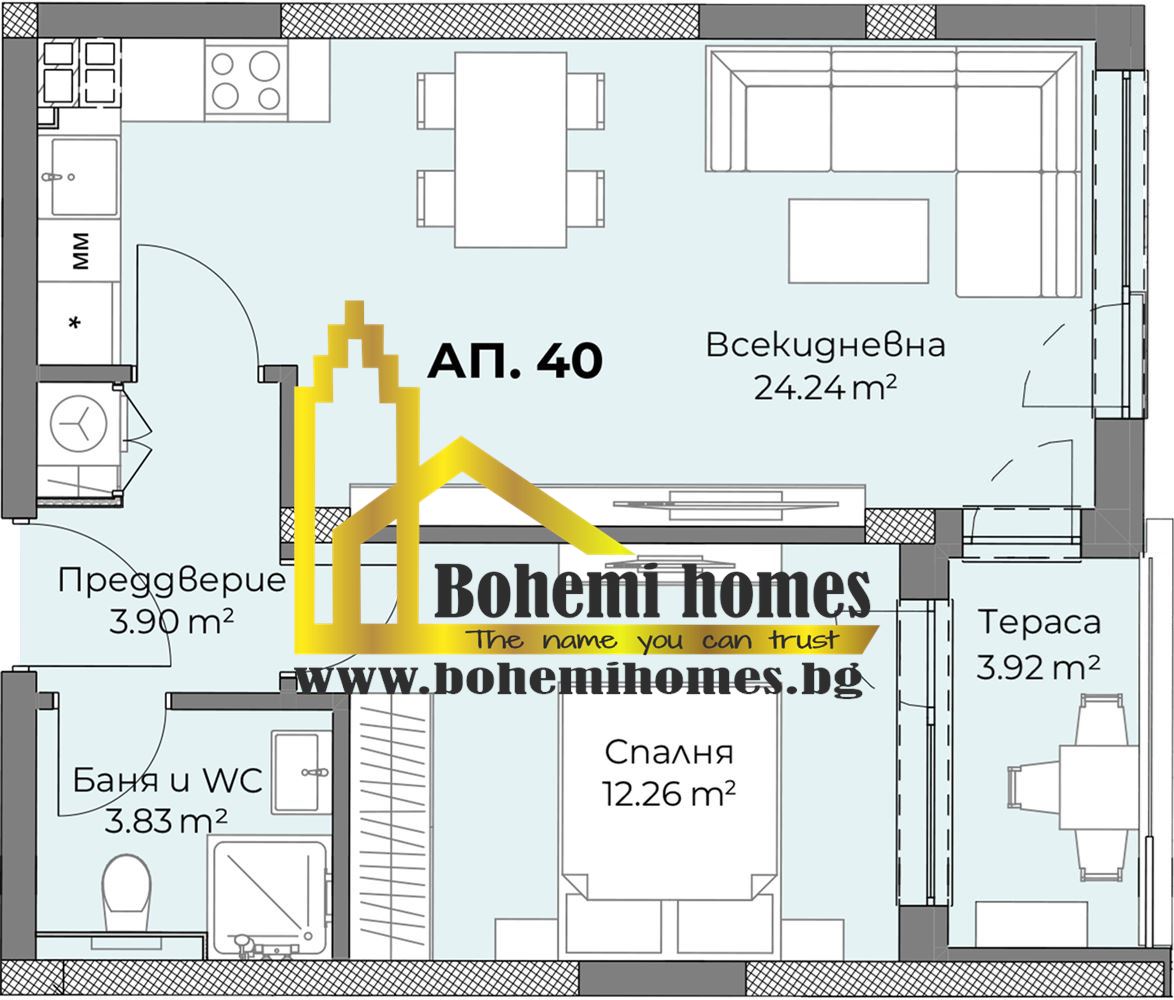 БЕЗ КОМИСИОН !!! Продава Изгодно Двустаен Апартамент в Смирненски | Пловдив - 0