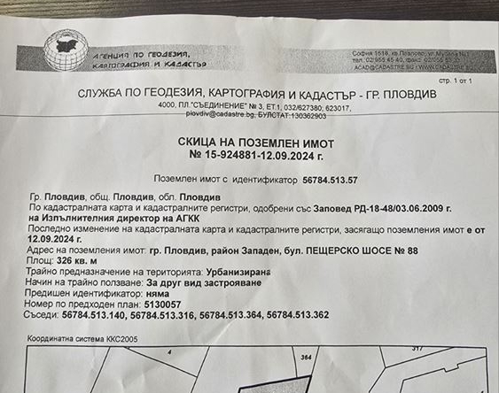 Парцел В Регулация на Пещерско шосе В Смирненски | Пловдив - 0