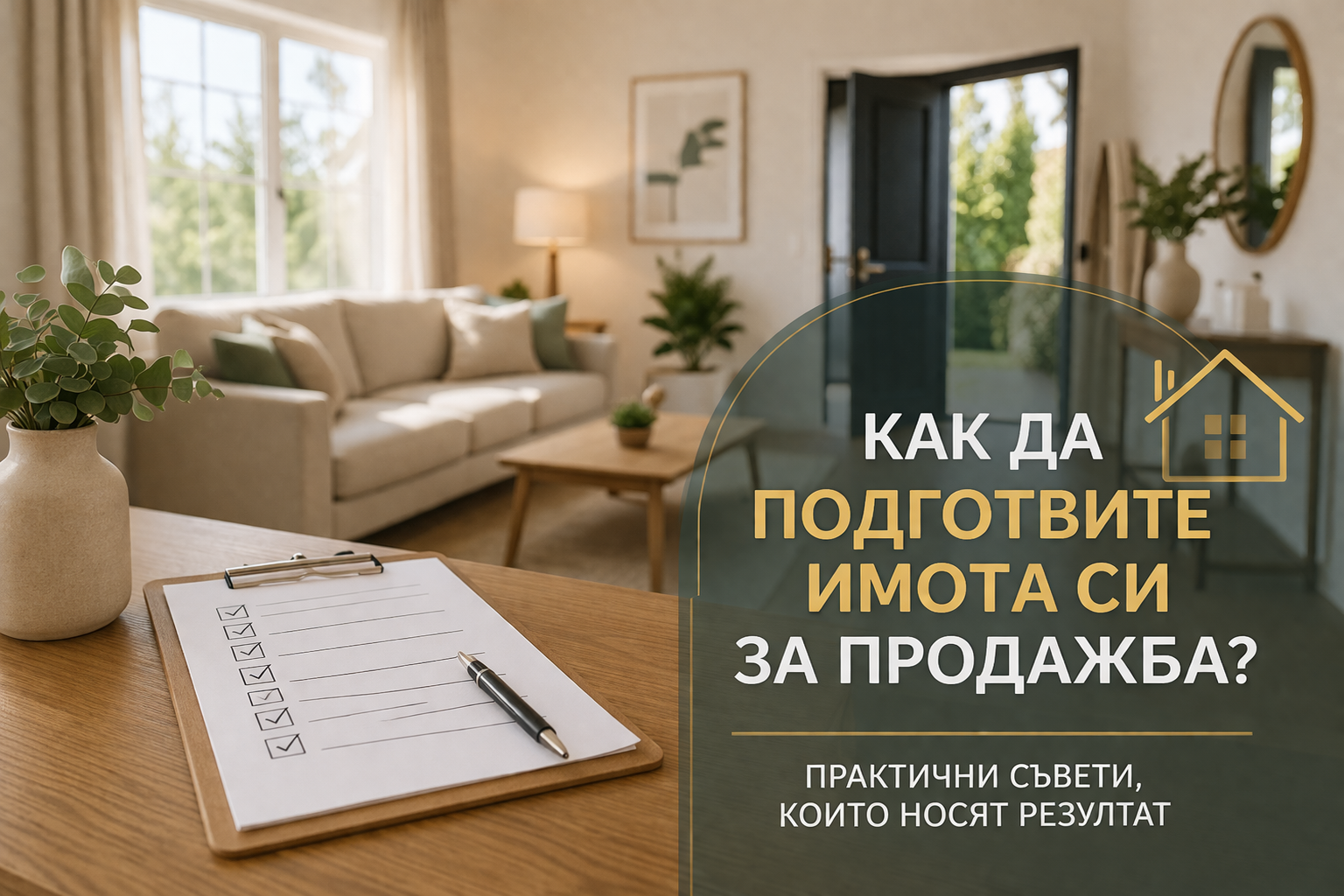 Как да подготвите имота си за продажба