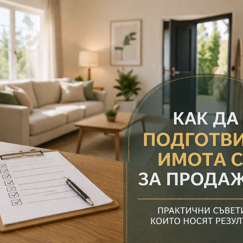 Как да подготвите имота си за продажба?