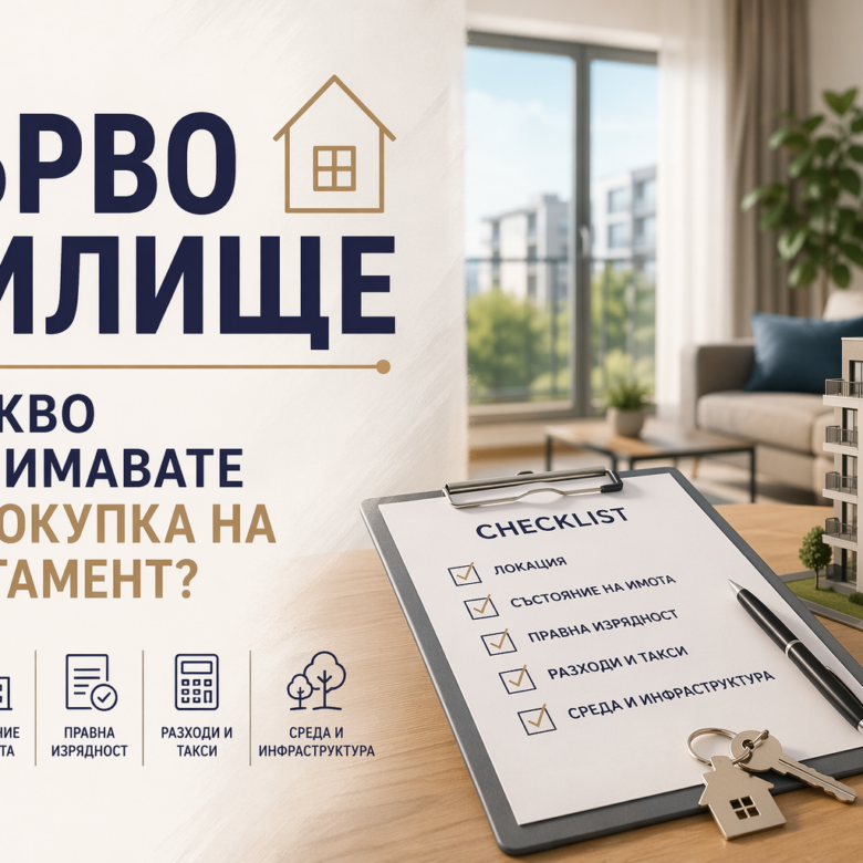 🏠 Първо жилище – за какво да внимавате при покупка на апартамент?