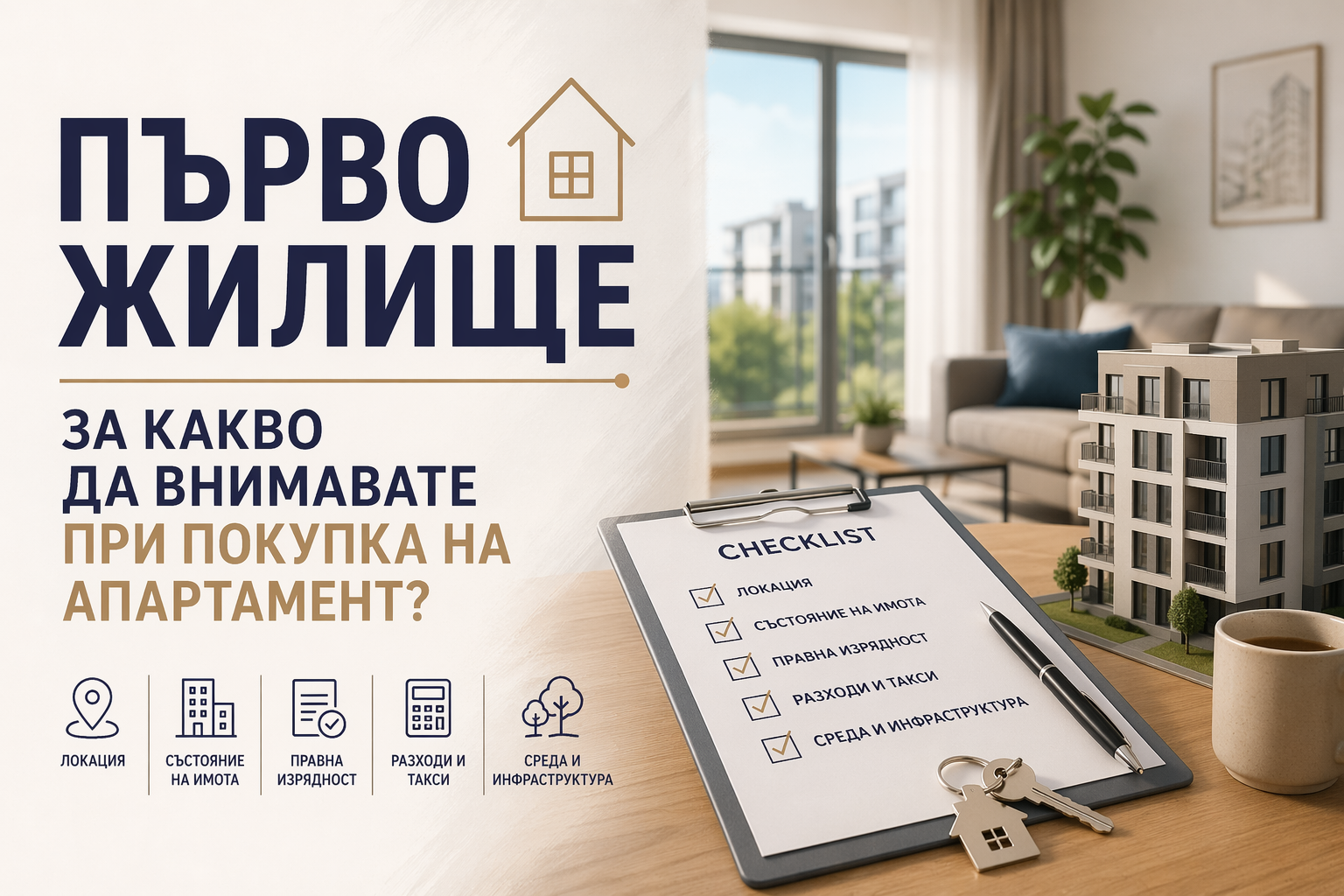 Първо жилище – за какво да внимавате при покупка на апартамент