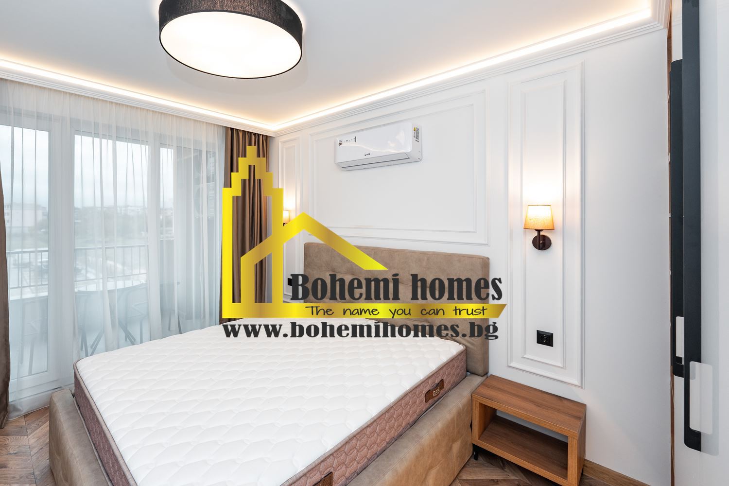 Чисто Нов Дизайнерски Обзаведен Двустаен Апартамент в Южен | Пловдив - 0