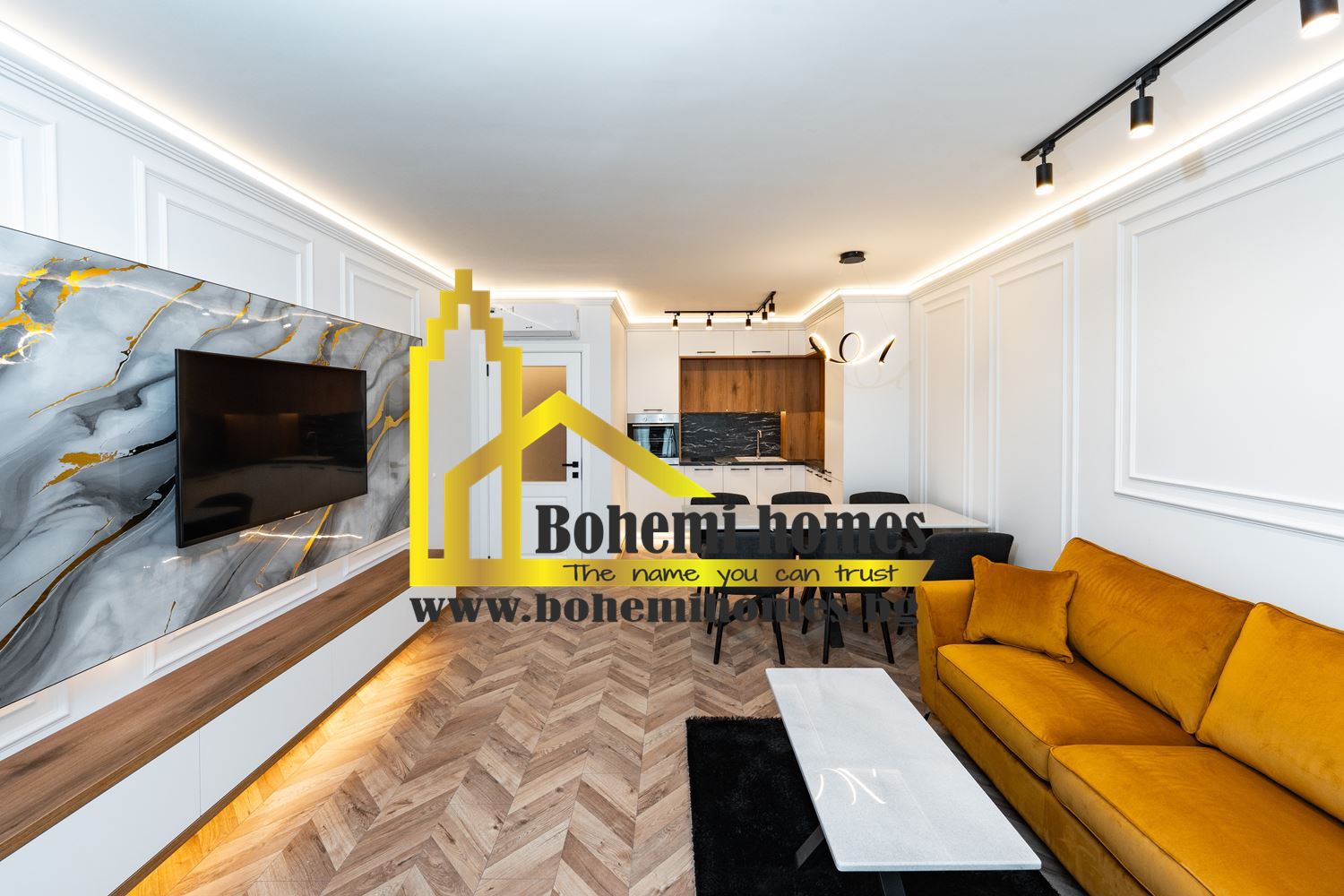 Чисто Нов Дизайнерски Обзаведен Двустаен Апартамент в Южен | Пловдив - 0