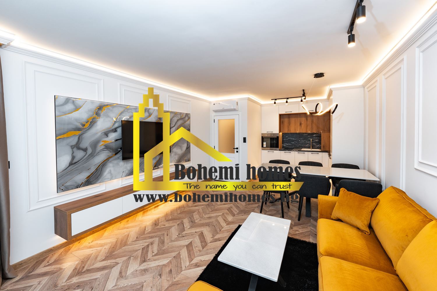 Чисто Нов Дизайнерски Обзаведен Двустаен Апартамент в Южен | Пловдив - 0