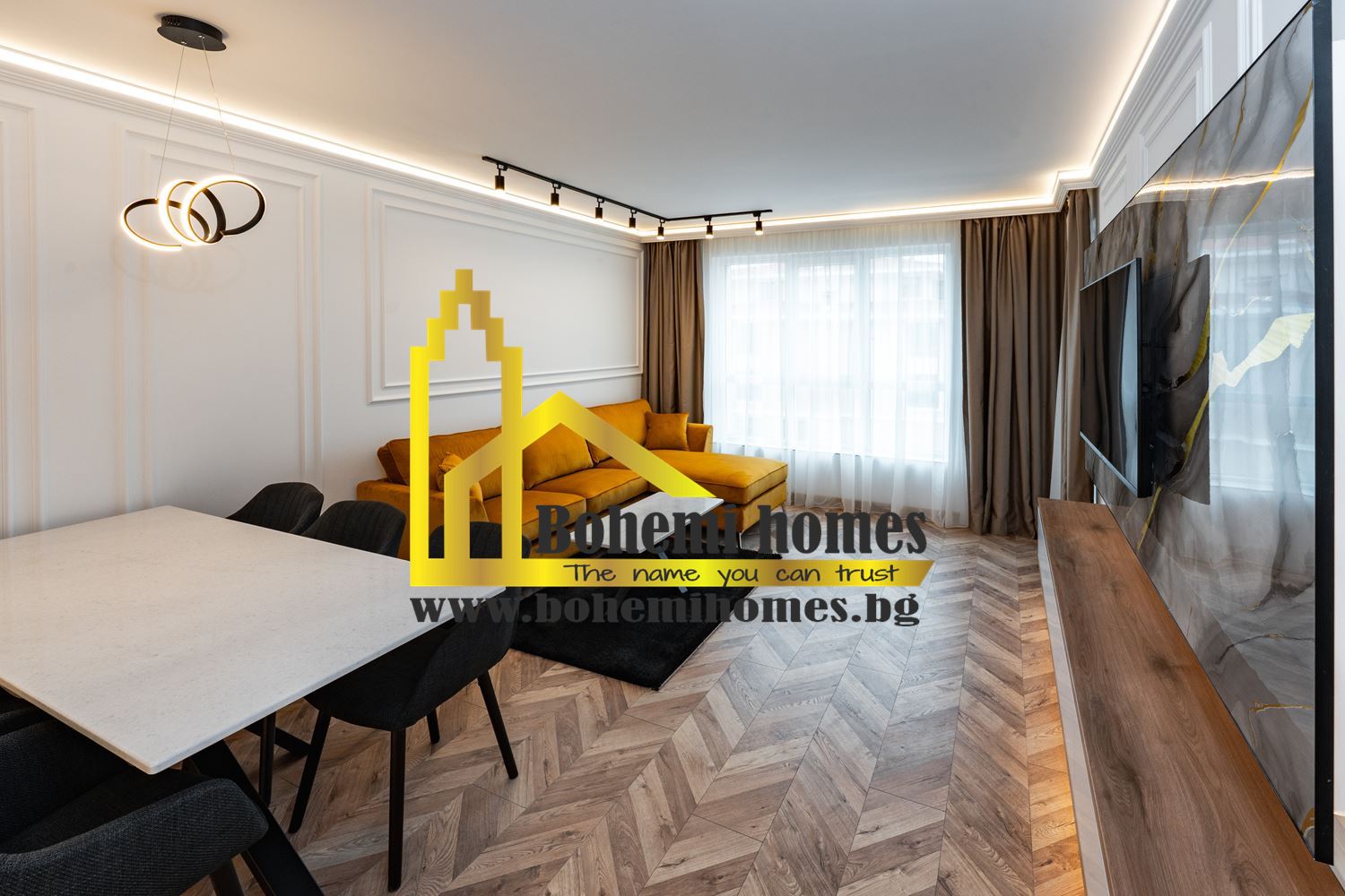 Чисто Нов Дизайнерски Обзаведен Двустаен Апартамент в Южен | Пловдив - 0