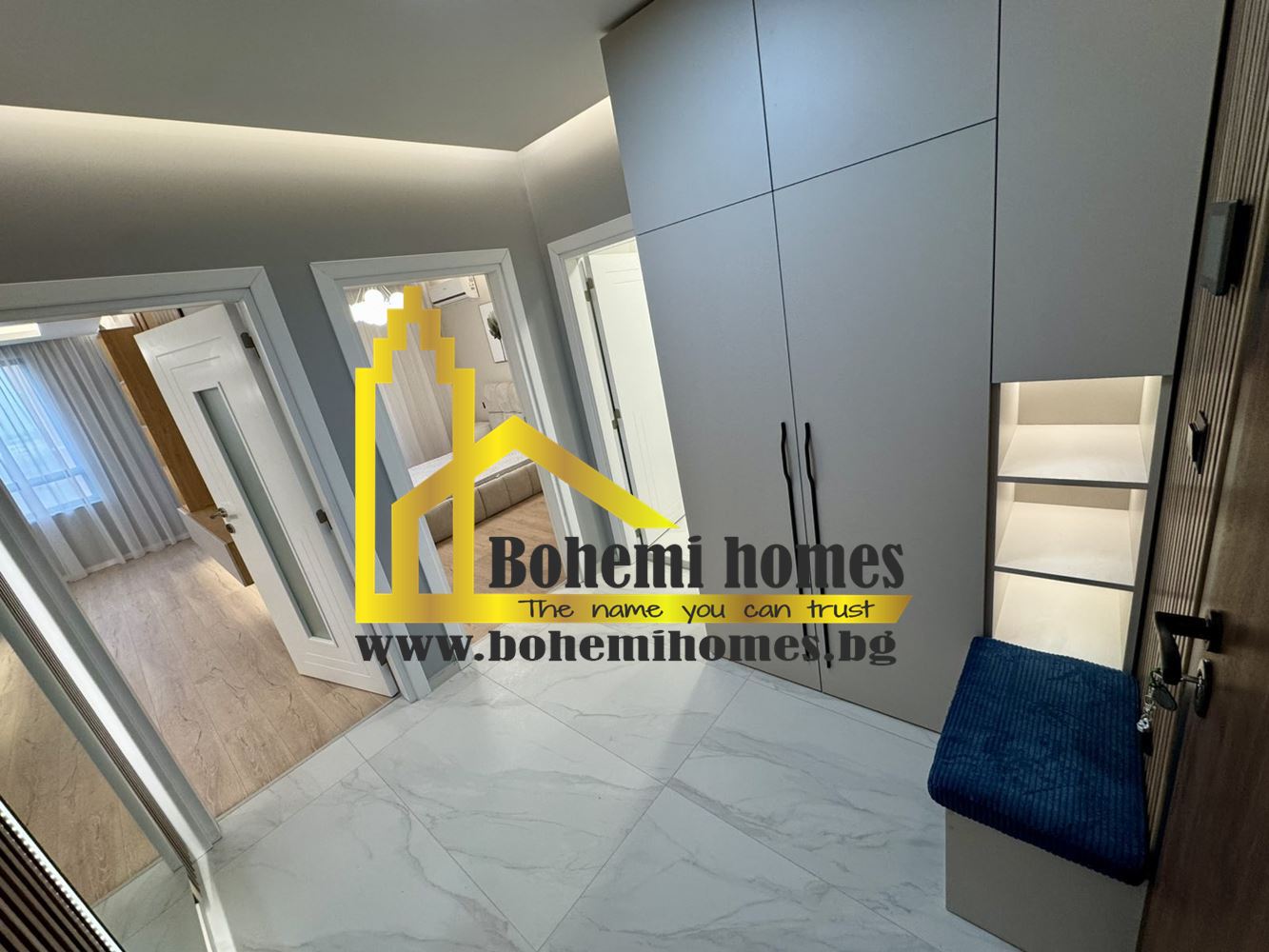 Чисто Нов Обзаведен Двустаен Апартамент в Луксозна Нова сграда в Смирненски | Пловдив - 0