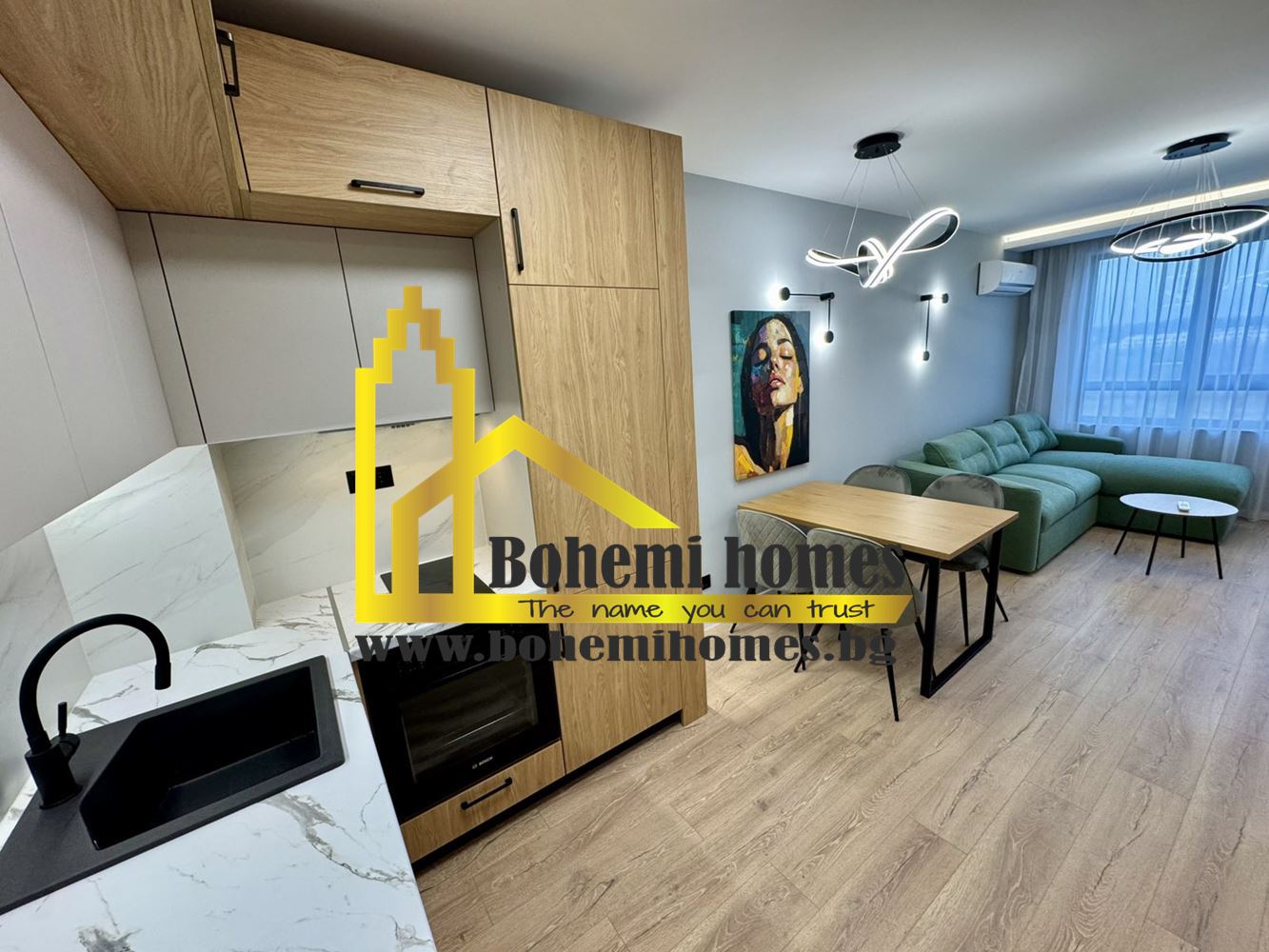 Чисто Нов Обзаведен Двустаен Апартамент в Луксозна Нова сграда в Смирненски | Пловдив - 0