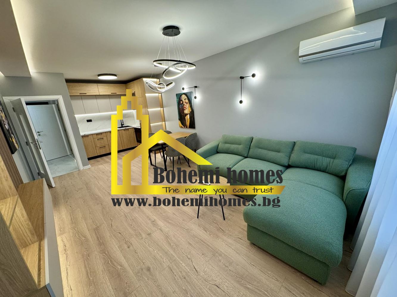 Чисто Нов Обзаведен Двустаен Апартамент в Луксозна Нова сграда в Смирненски | Пловдив - 0