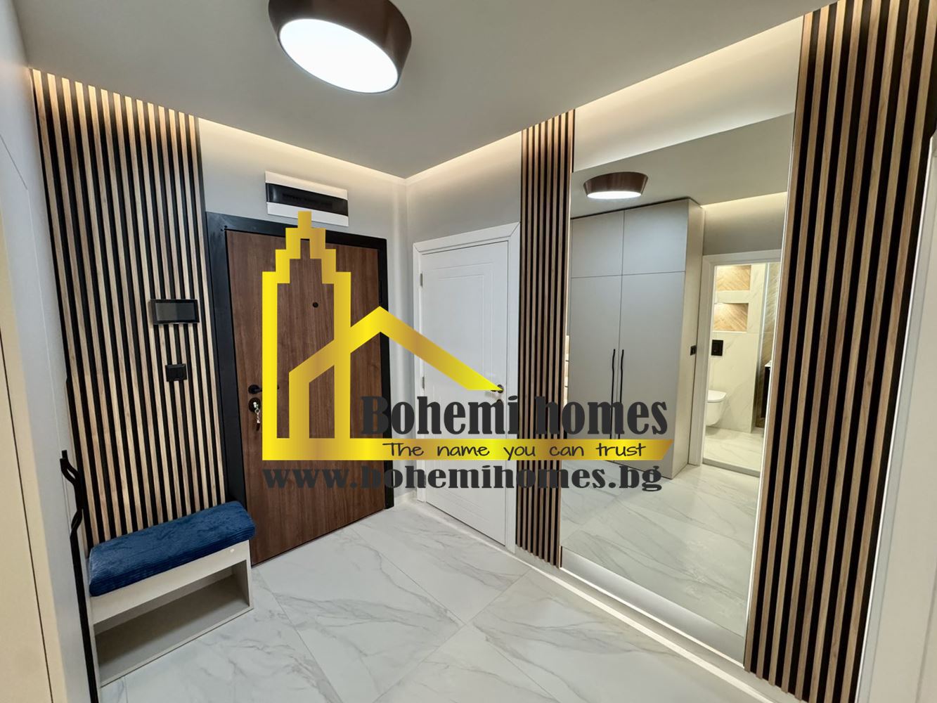 Чисто Нов Обзаведен Двустаен Апартамент в Луксозна Нова сграда в Смирненски | Пловдив - 0