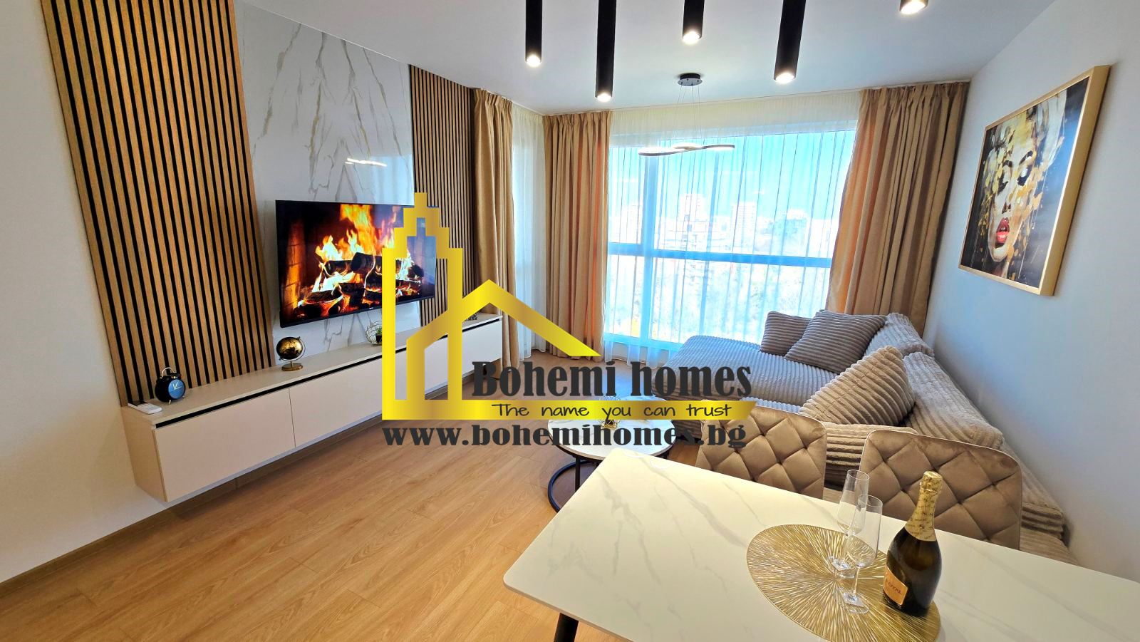 Продава Луксозен Двустаен Апартамент До Кауфланд в Кючук Париж | Пловдив - 0