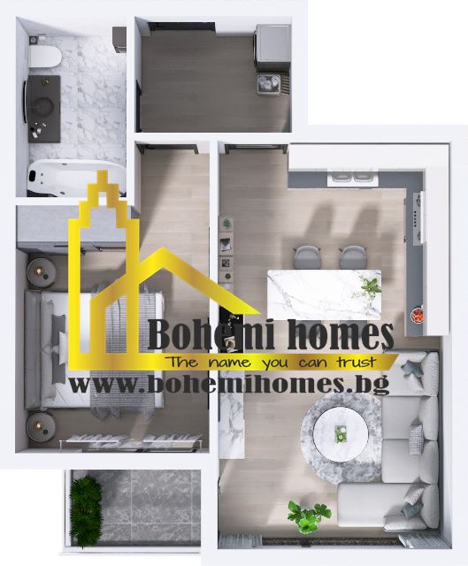 БЕЗ КОМИСИОН !!! Продава Изгодно Двустаен Апартамент в Остромила | Пловдив - 0