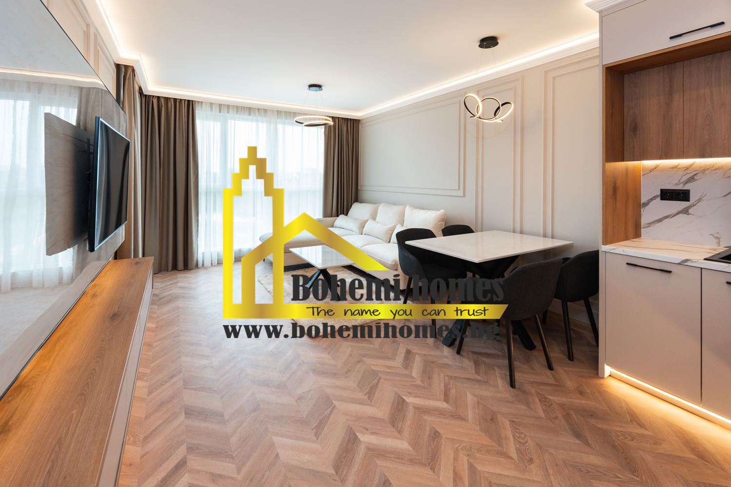 Чисто Нов Обзаведен Двустаен Апартамент в Кючука | Пловдив - 0