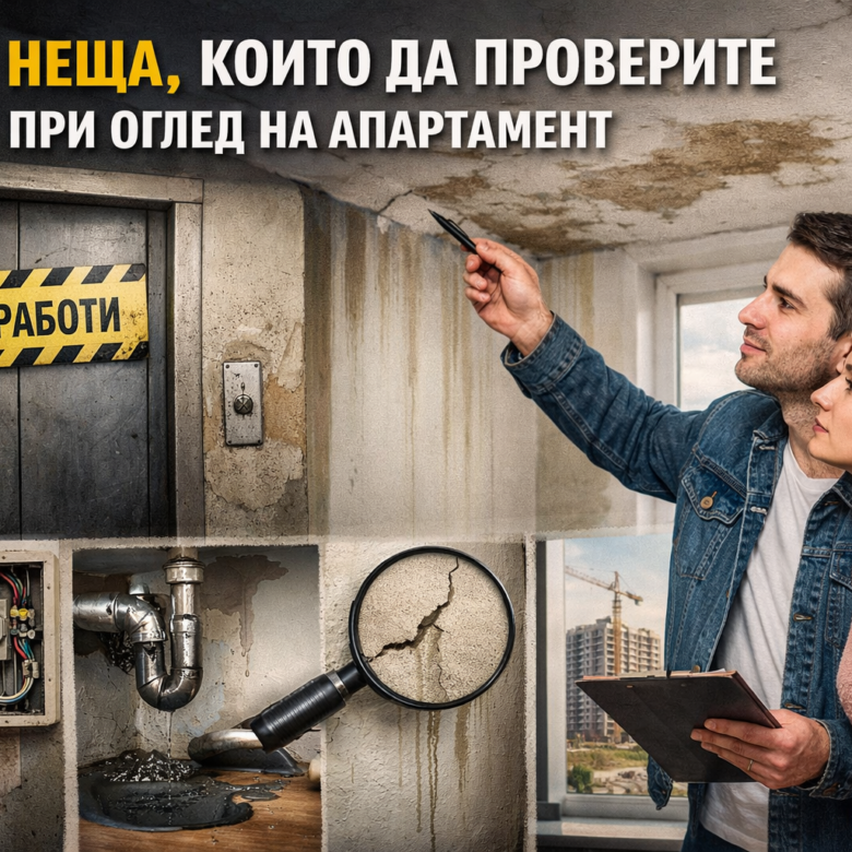 10 неща, които да проверите при оглед на апартамент