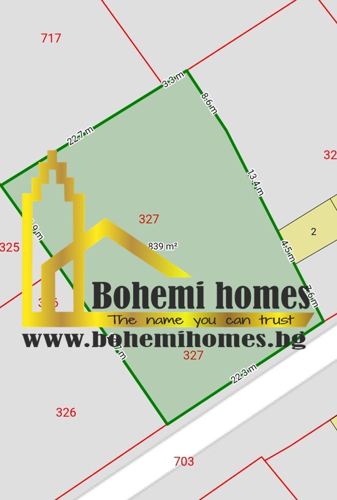 Продавам 840 кв.м УПИ в с.Церетелево на 25 мин от Пловдив - 0