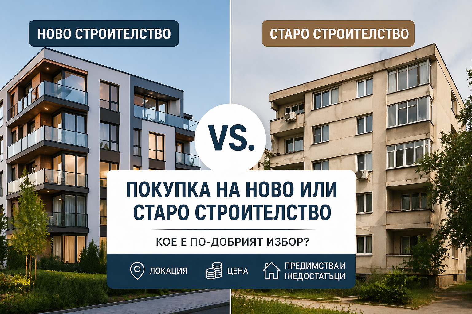 апартамент ново строителство или старо строителство