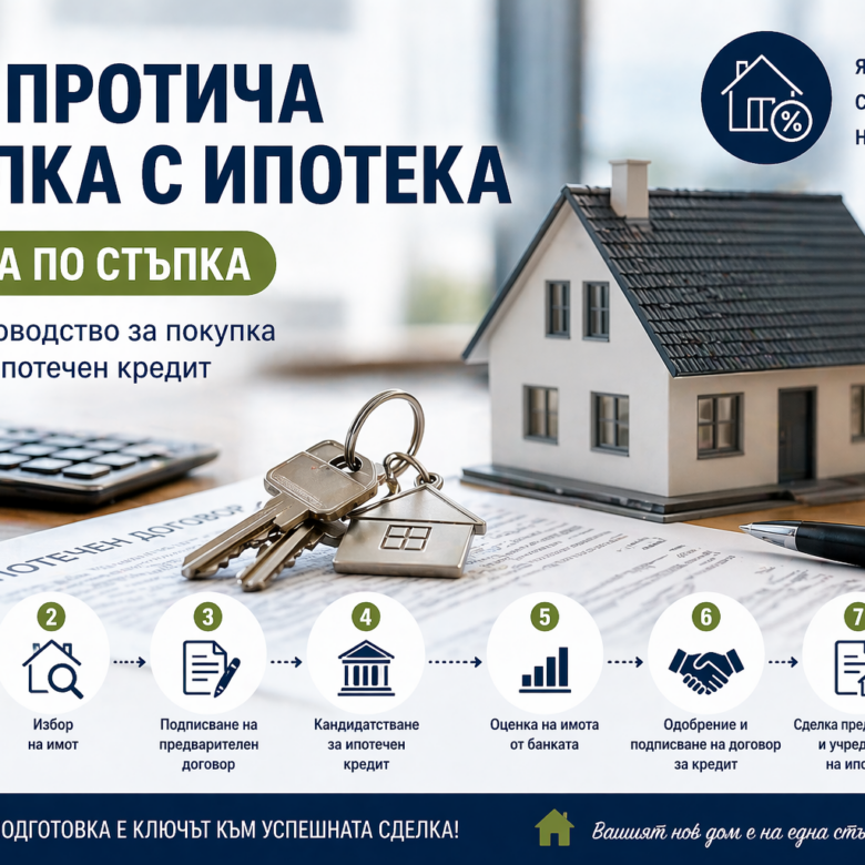 Как протича сделка с ипотека – стъпка по стъпка