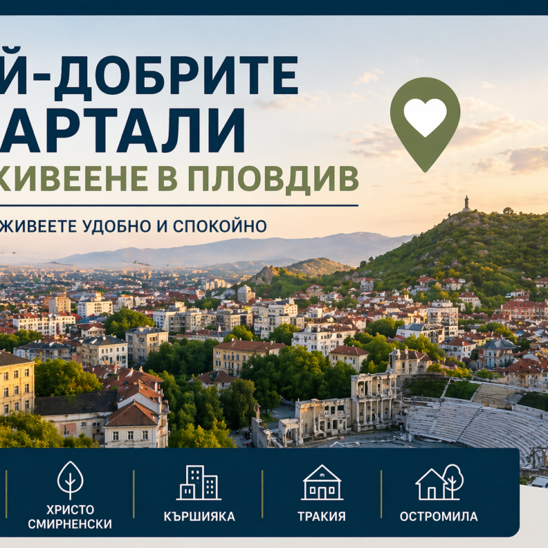 Най-добрите квартали за живеене в Пловдив