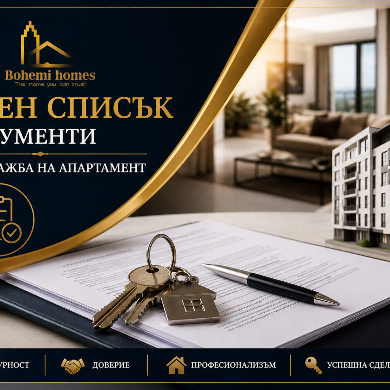 Пълен списък с документи при продажба на апартамент