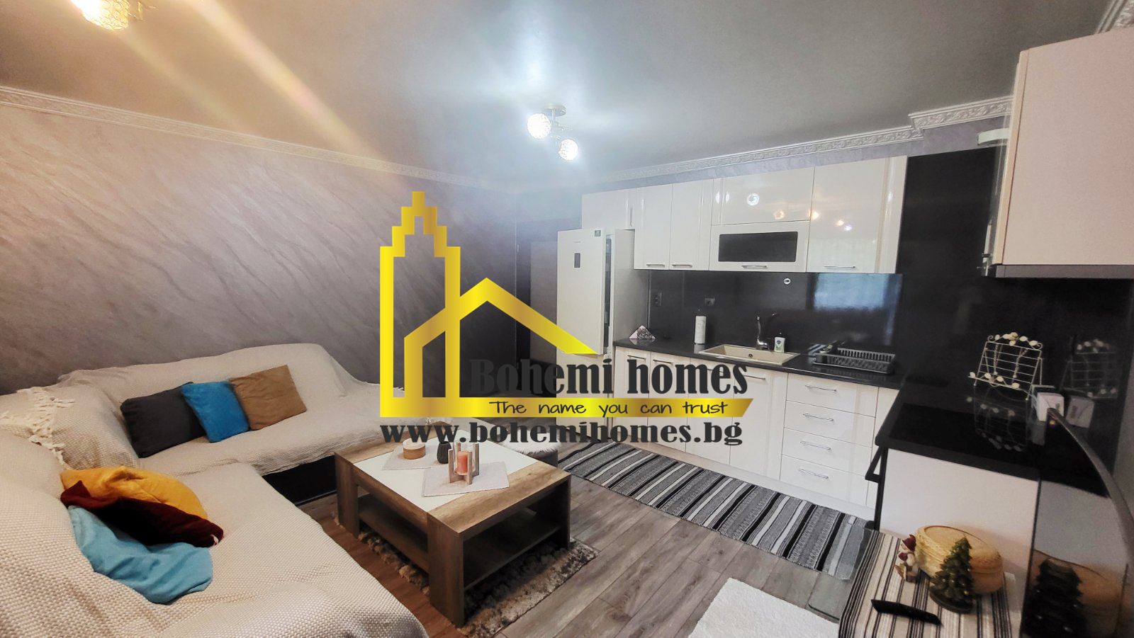 Brand New Furnished One-Bedroom Apartment in Asenovgrad | Plovdiv Region-0 Чисто Нов Обзаведен Двустаен Апартамент в гр. Асеновград | обл. Пловдив - 0